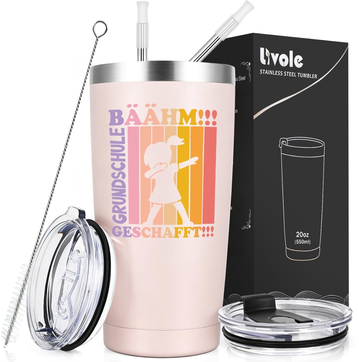 Koffiemok To Go - Thermobeker 600 ml voor Meisjes