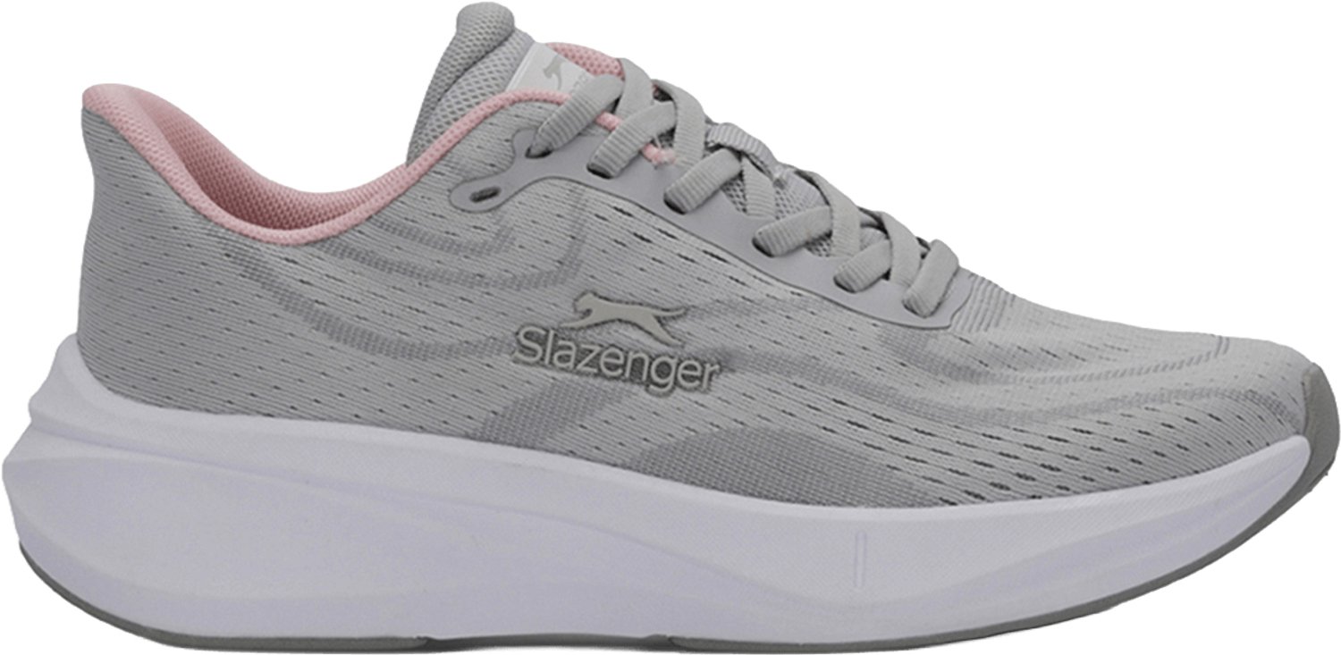 Slazenger Wise Dames Sneakers - Grijs / Roze