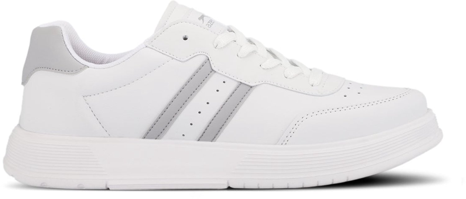 Slazenger Zipper Dames Sneakers - Wit / Grijs