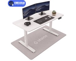Stane Zit Sta Bureau Elektrisch Verstelbaar - Incl. Kabelgoot - 120 x 60 cm - Wit
