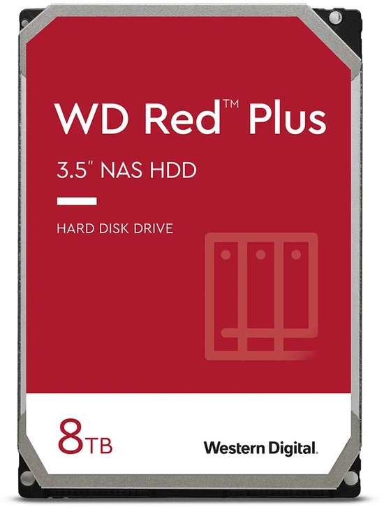 Western Digital Red Plus - Interne harde schijf - NAS HDD - 256MB Cache - 8 TB — afbeelding 5