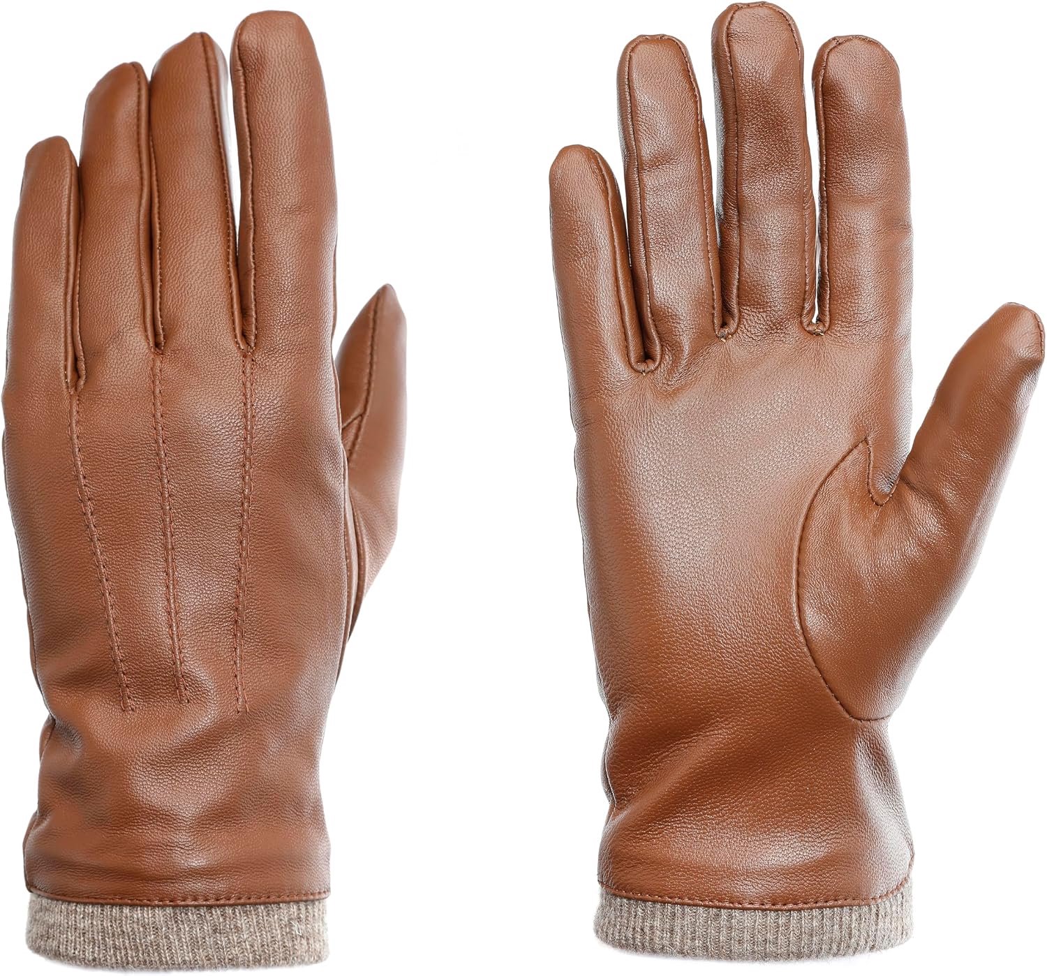 Dames Leren Handschoenen - Schapenvacht, Touchscreen Compatibel