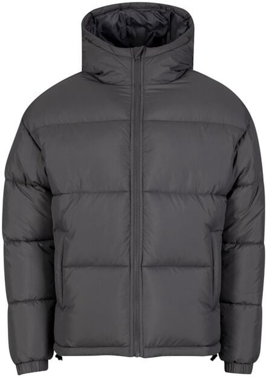 Urban Classics Basic Puffer Jacket Heren Tussenseizoensjas – XXL Grijs