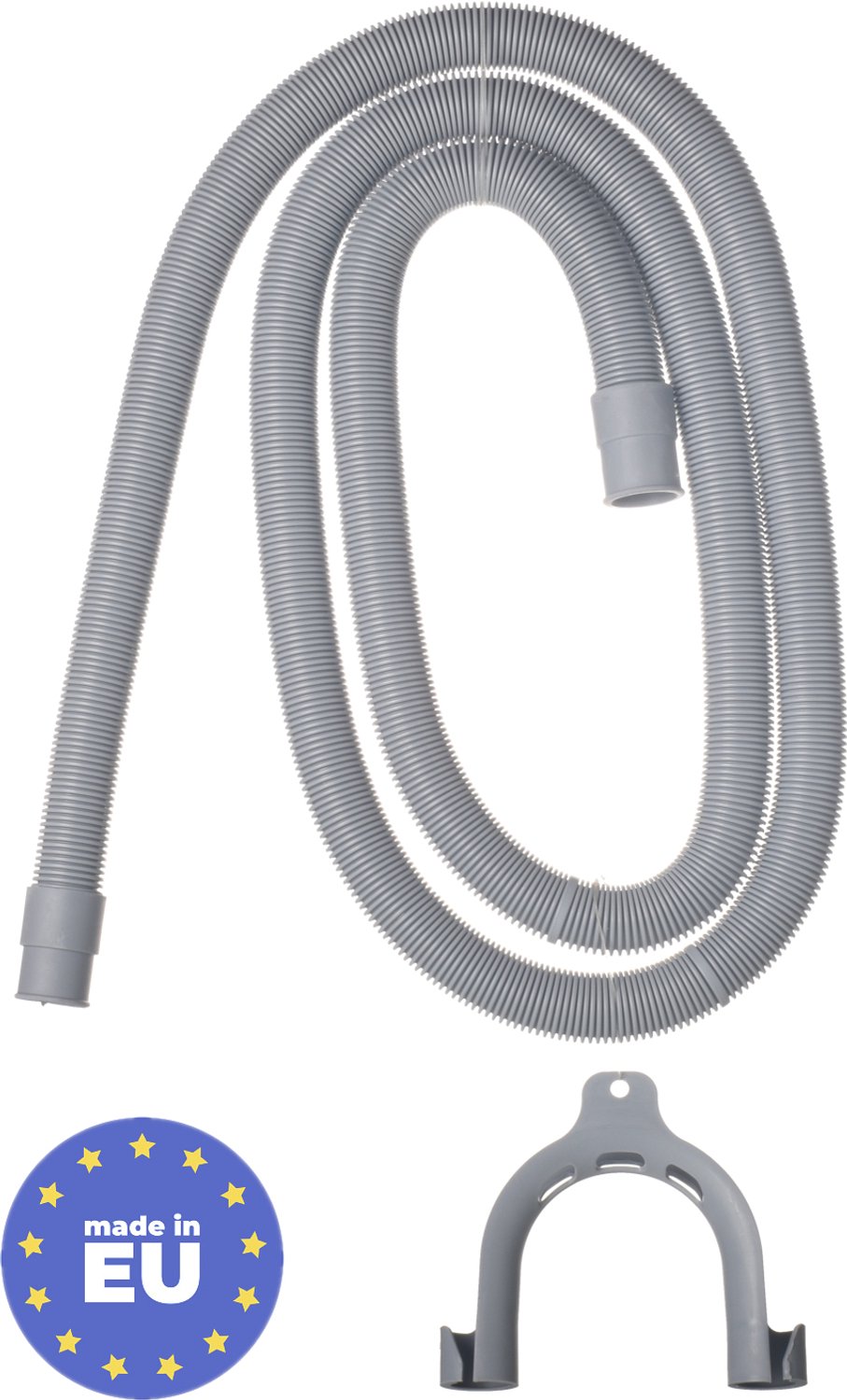AMIG Afvoerslang Wasmachine 2m + Bocht - Vaatwasser Flexibel