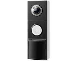 Tapo D235L - Video Deurbel - 2K 5MP - 180° Groothoek - 4:3 Head-to-Toe Beeld - Kleur Nachtzicht - AI-pakketdetectie - 210 Dagen Batterij - Batterij & Bedraad - IP66 - Compatibel met Alexa en Google Assistant