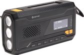 Denver Portable DAB radio - Powerbank Zonneenergie - FM - Draagbare Noodradio - Zaklamp - Opwindbaar - SOS-Licht - SCD2033 - Zwart