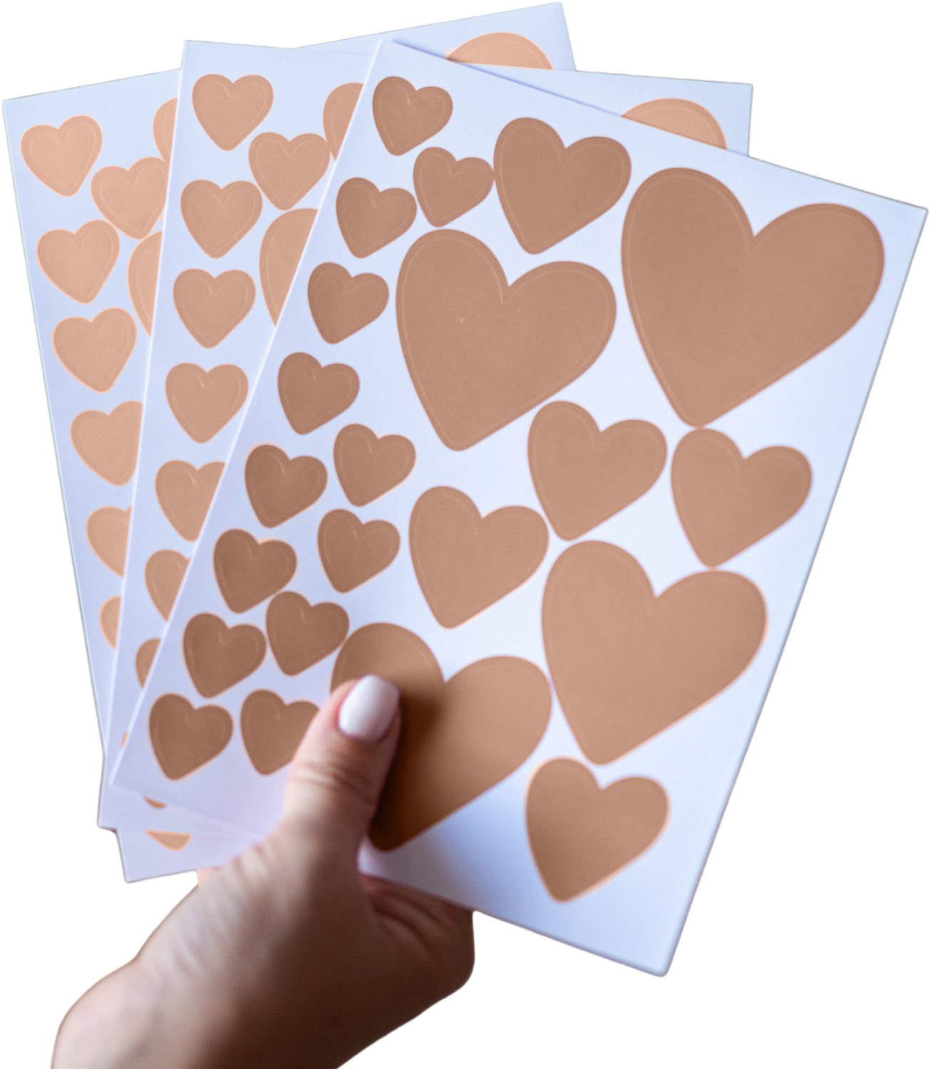 132 Stuks Muurstickers Kinderkamer Hartjes - Decoratie Meisjes & Jongens
