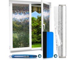 Raamfolie Regenboog Effect - Zelfklevend, Privacy, Isolatie - 60x200cm