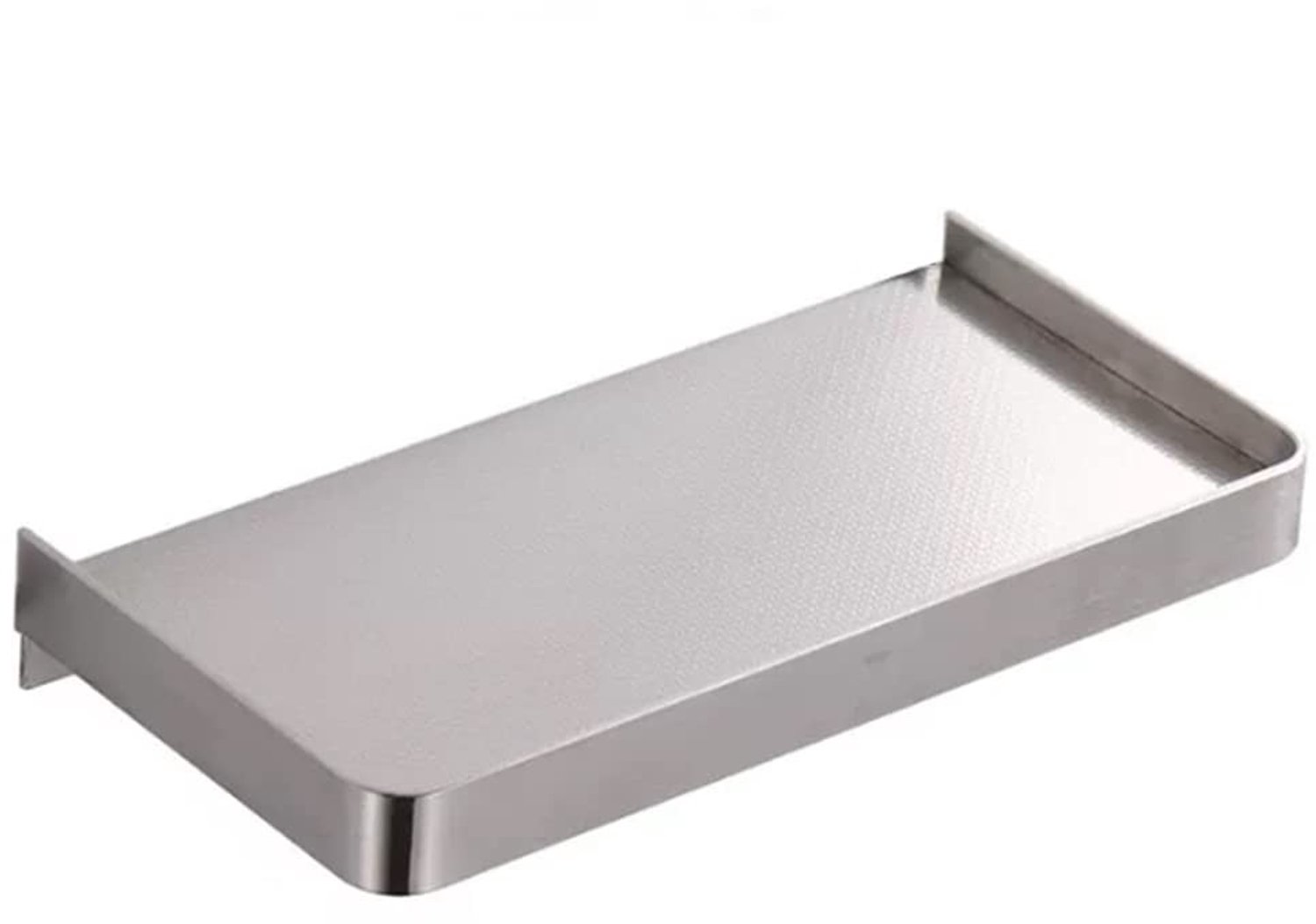Wandplankje 19 cm van Roestvrij Staal met Zelfklevende Bevestiging