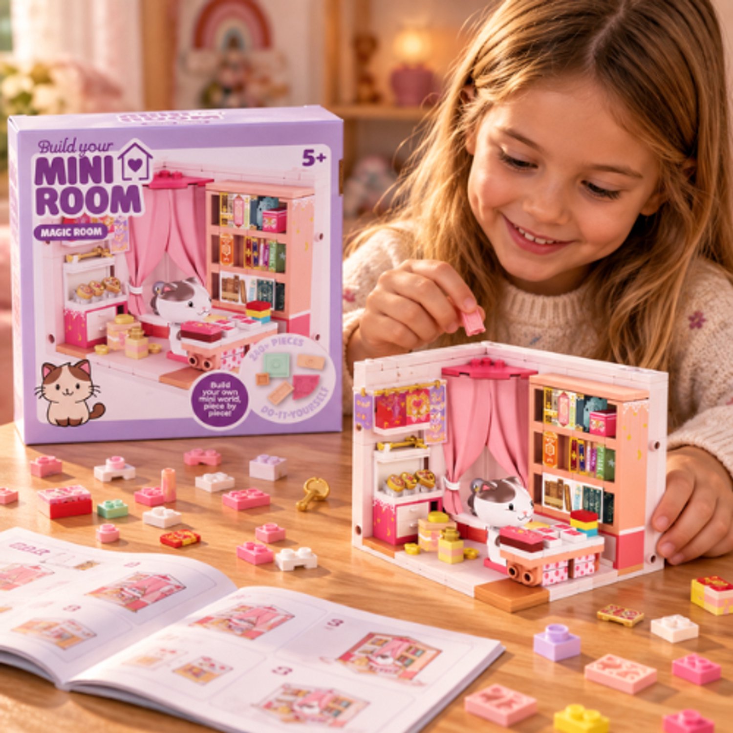 Build your Mini Magic Room 240+ bouwblokjes