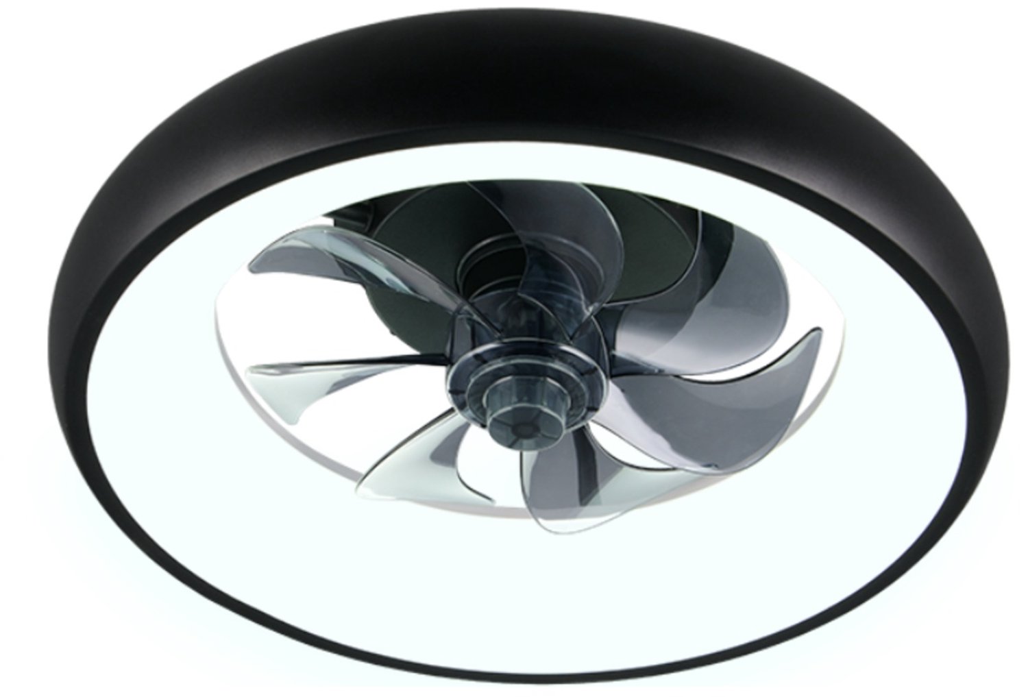 Fantiluxe - Saga - Plafondventilator met verlichting - Zwart - Ø40cm - Afstandsbediening - Met lamp - Plafond ventilator - Slaapkamer – foto 2