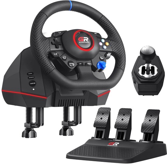 Wentinkmo - Gaming stuurwiel - Realistische besturing - Compatibel PS5 — afbeelding 3