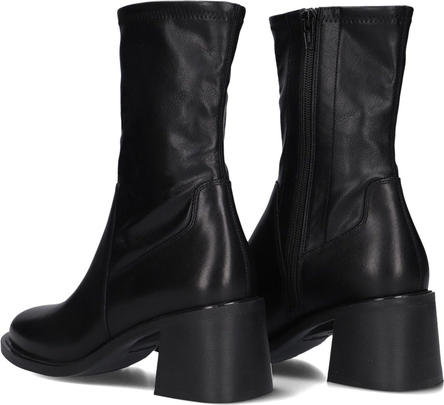 Vagabond Shoemakers Vega Enkellaarsjes - Enkelboots met rits - Dames - Zwart - Maat 36