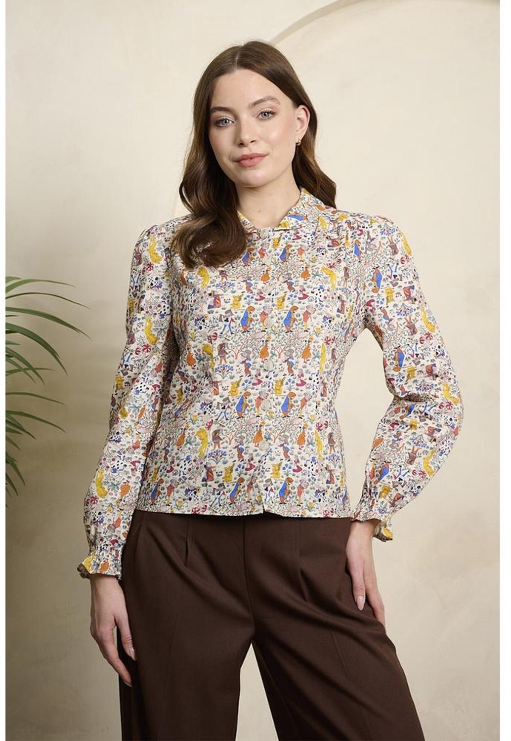 Banned - Star Winter Wonderland Blouse - L - Creme