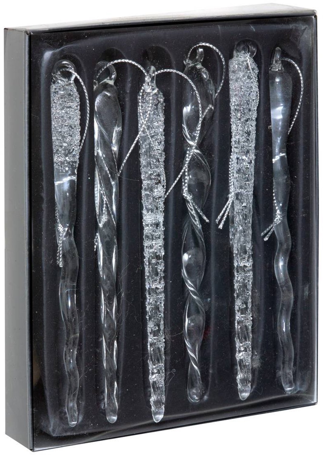 Atmosphera Créateur d'intérieur® SDN GLASDRUPPELS X6 TRSP 14CM Transparent