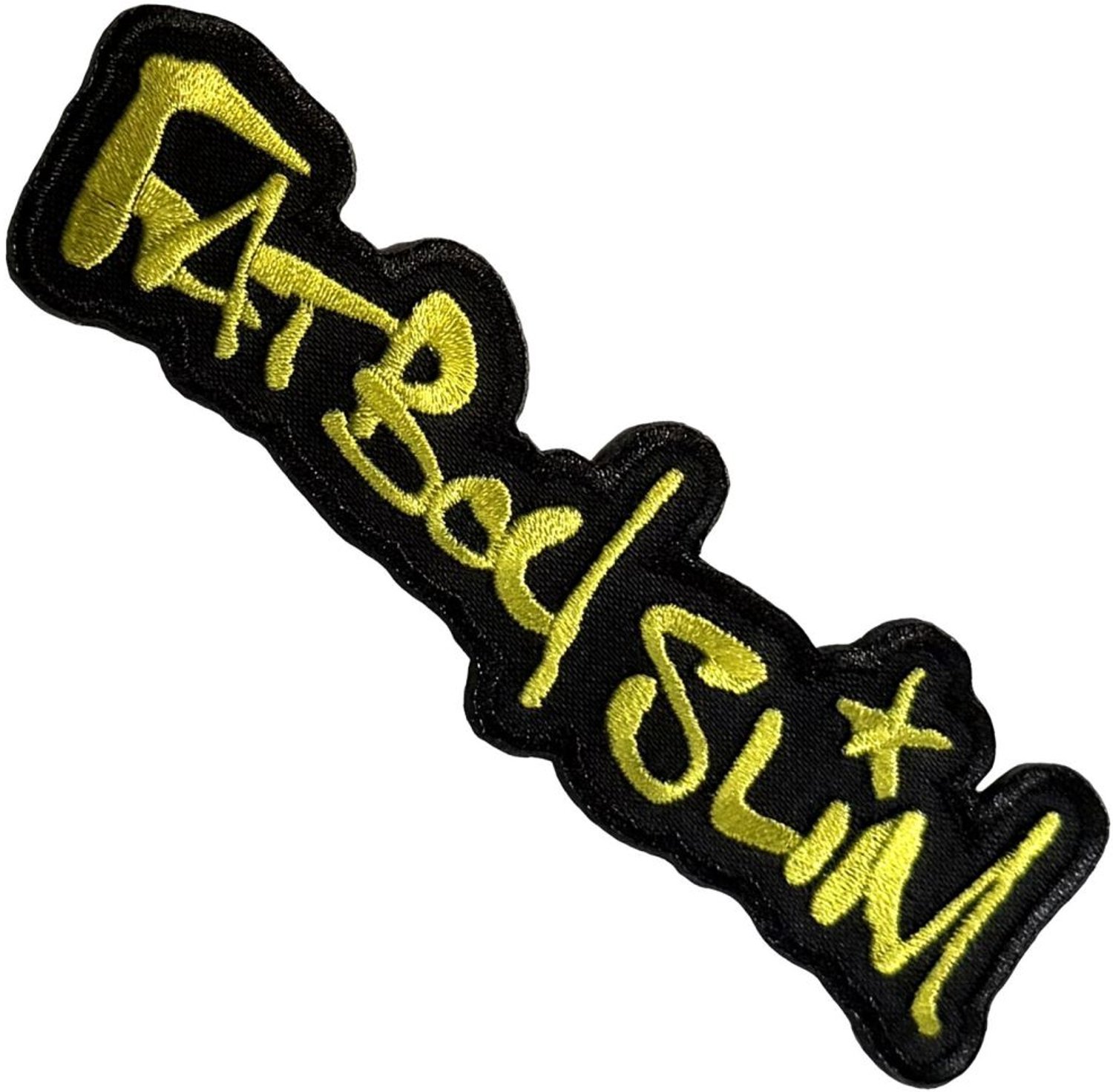 Fatboy Slim - Logo Patch - Zwart/Geel
