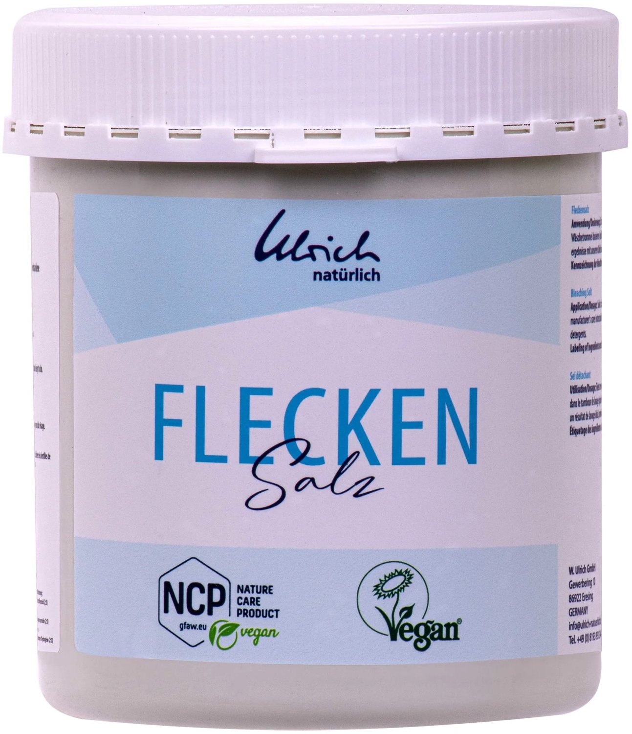 Vlekkenzout 900 g, natuurlijk vlekkenmiddel