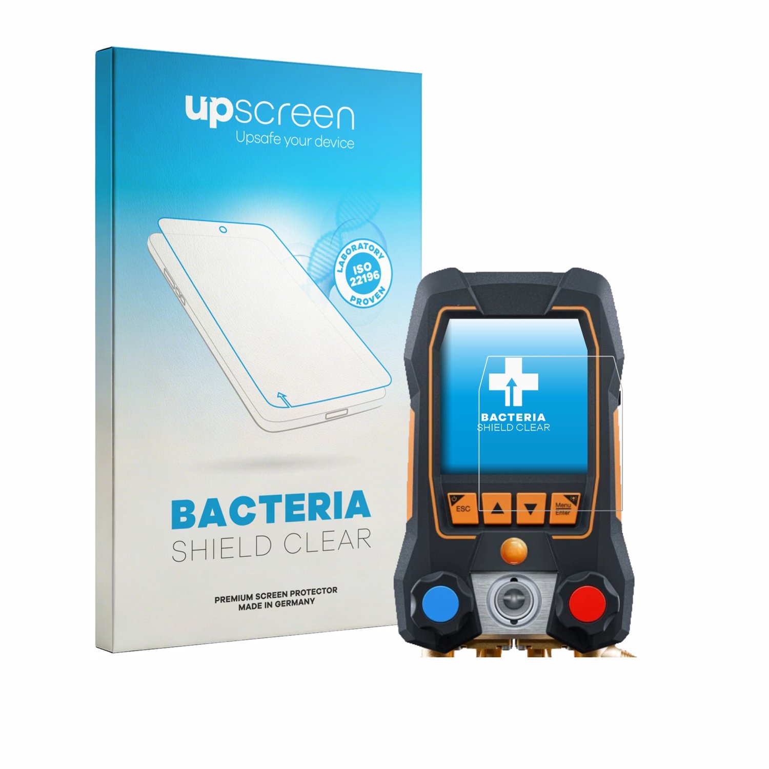upscreen - Screenprotector voor Testo 558s - Folie Beschermfolie transparant antibacterieel