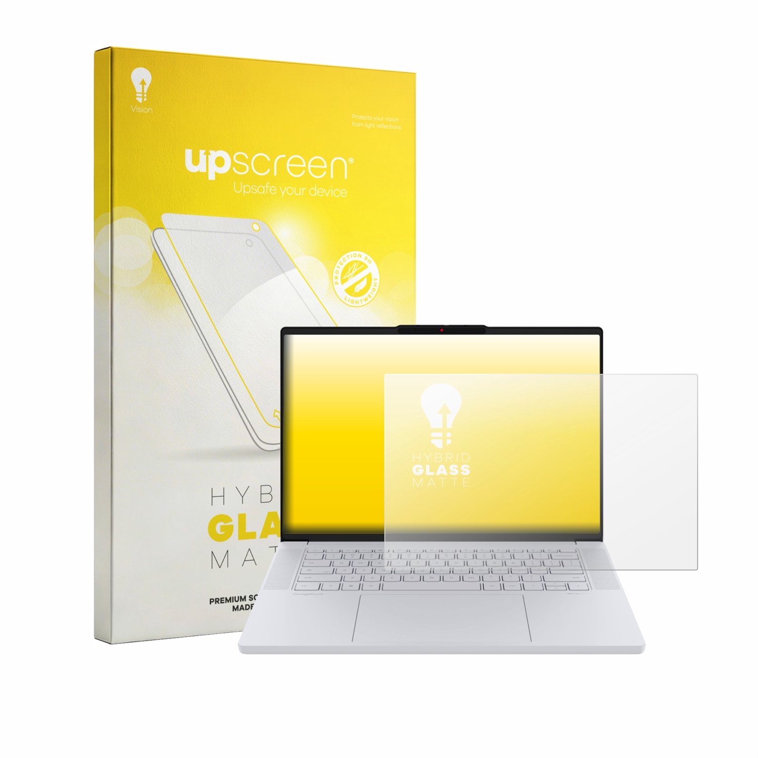 upscreen - Screenprotector voor Lenovo Googlebook 15 - Folie Beschermfolie Beschermglas matte