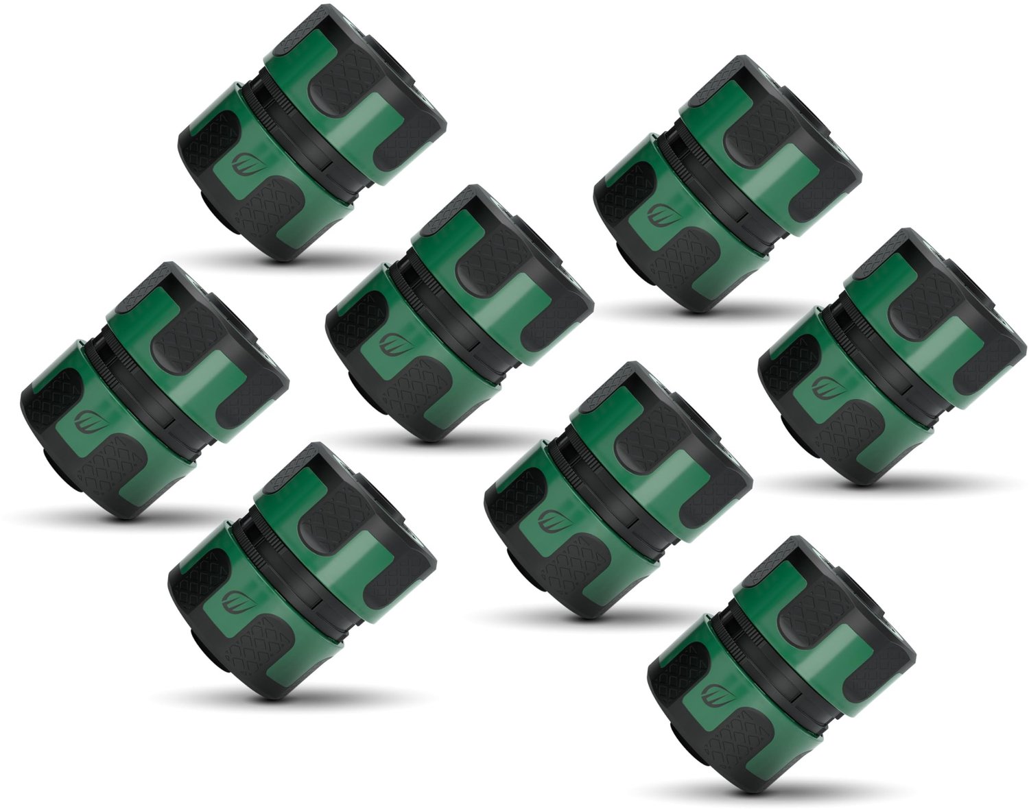 Reparatieconnector voor Tuinslangen, 3/4 Inch, 8 Stuks