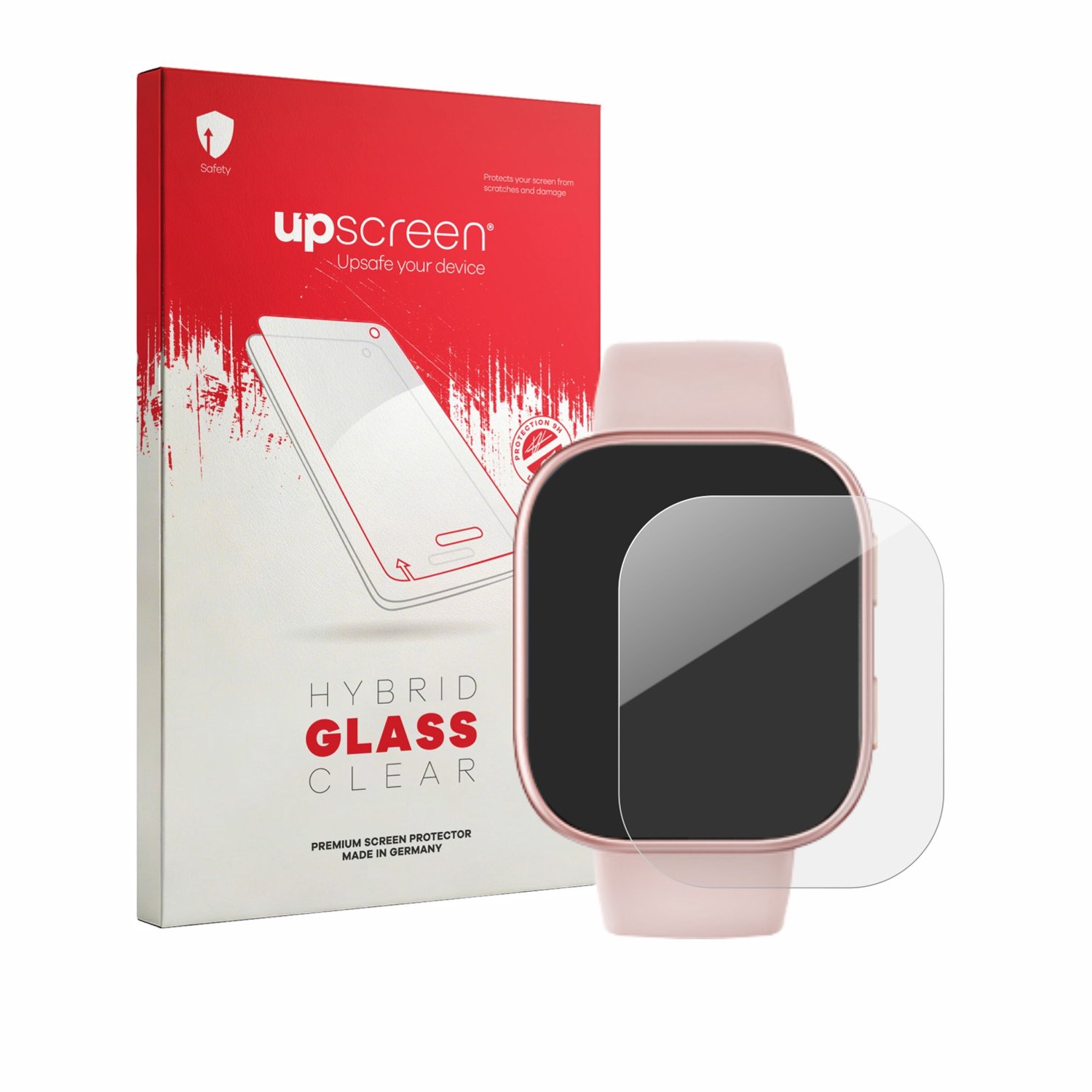 upscreen - Screenprotector voor Hwagol Smartwatch 1.83" - Folie Beschermfolie Beschermglas transparant