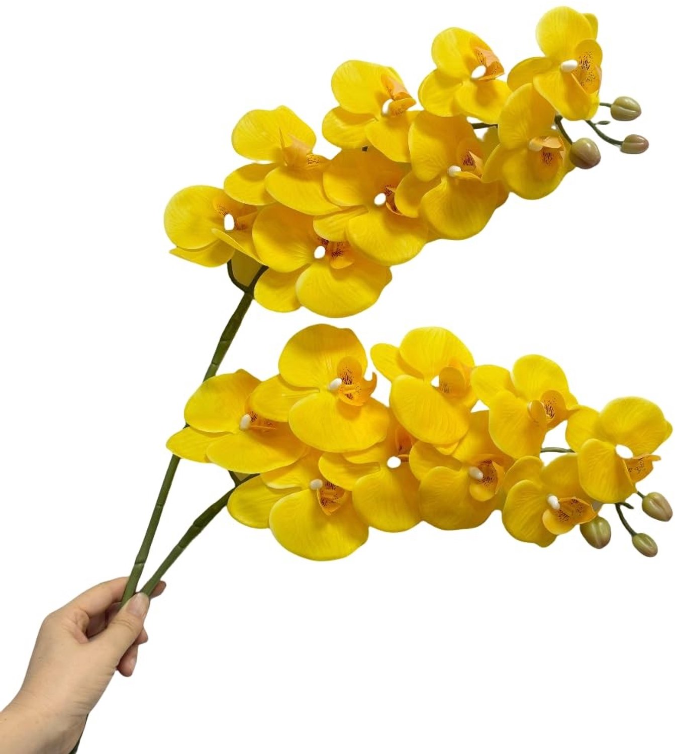 Set van 2 Kunstmatige Orchidee Takken voor Decoratie
