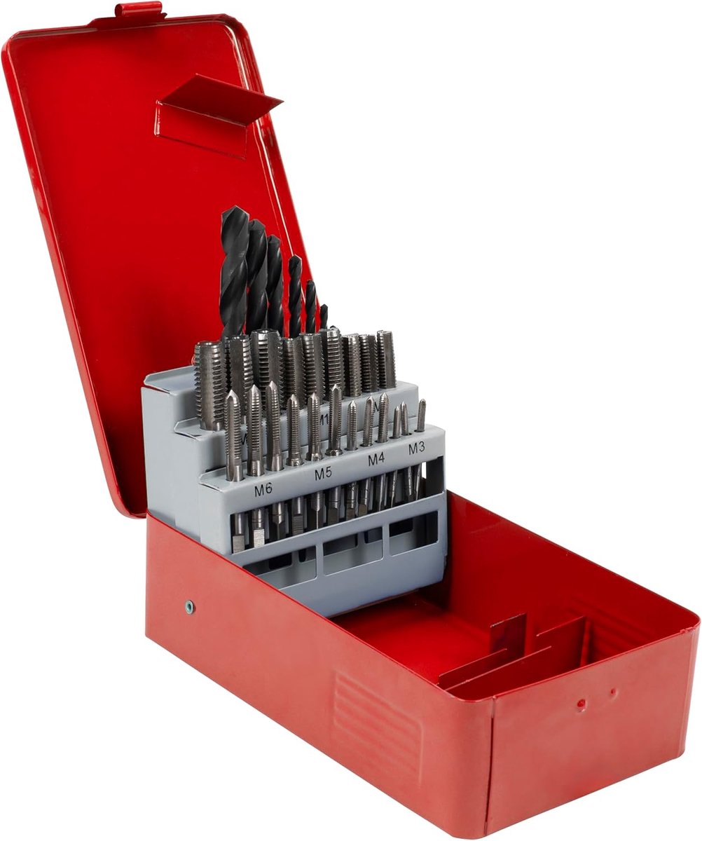 Tap & Boor Set, Metrisch, 28st - AK3023