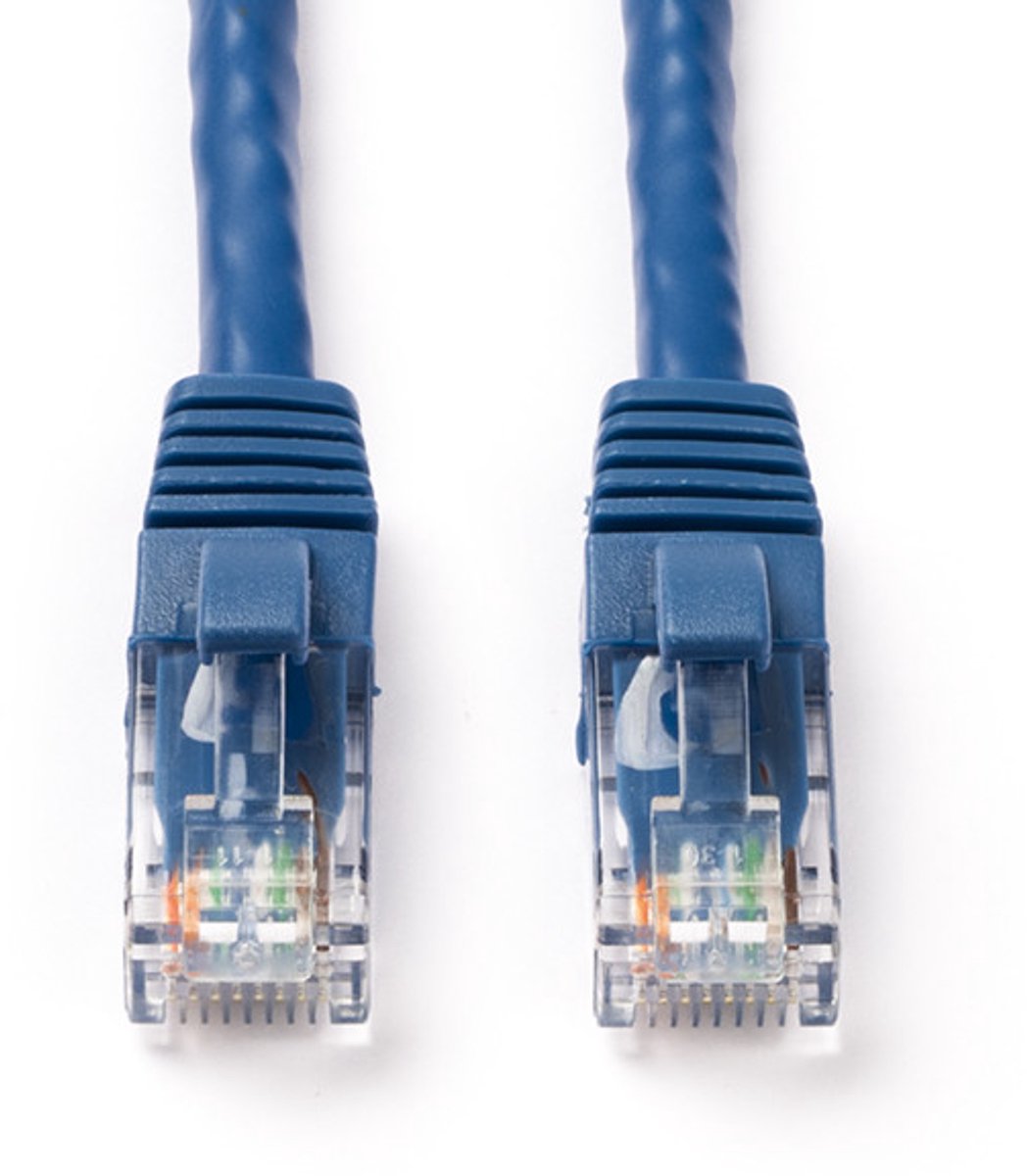 CAT6a UTP kabel 2 meter Blauw