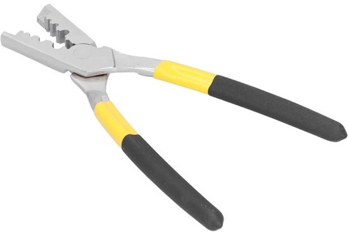 Krimptang - Klem Gereedschap - Elektrisch Werk - Hoge Standaard Matrijs - 05-16 mm² - Zwart