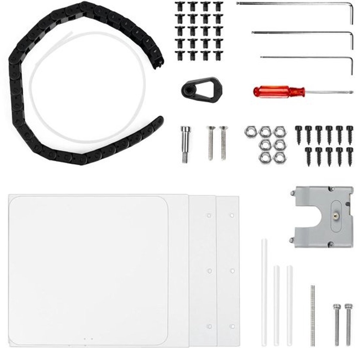3D Printer Behuizing - Printer Kit - 3D Printen - Ondersteunt ABS/ASA/PC - 39.1 x 34.1 x 6.2 cm