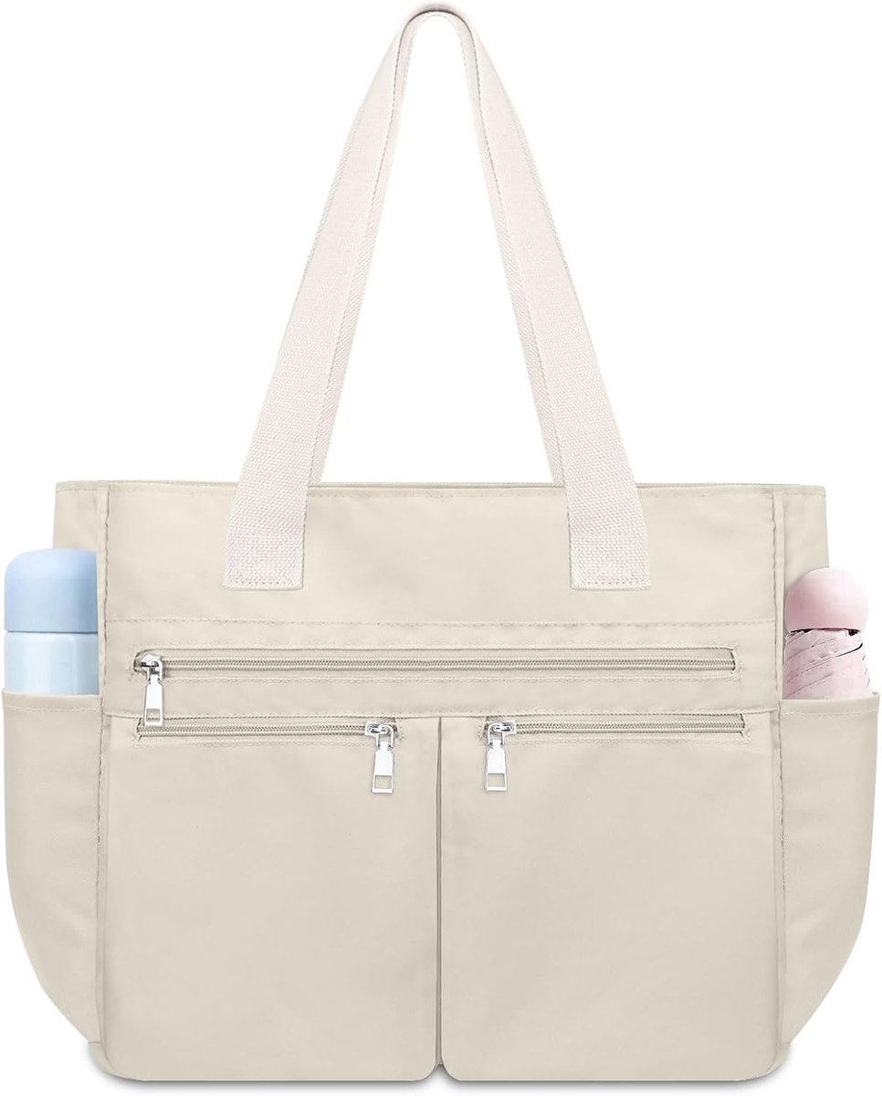 tassen voor vrouwen, grote dameshandtassen met laptoptassen waterdichte nylon schoudertas lichtgewicht werktassen voor college reizen winkelen
