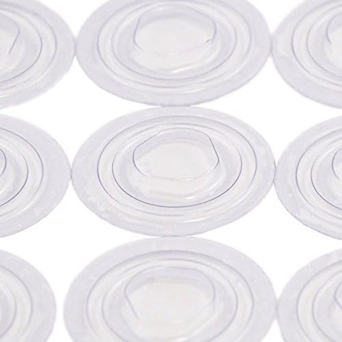 CD-clips om te plakken | Voor het bevestigen van CD, DVD, Blu-ray in mappen 20 stuks transparant