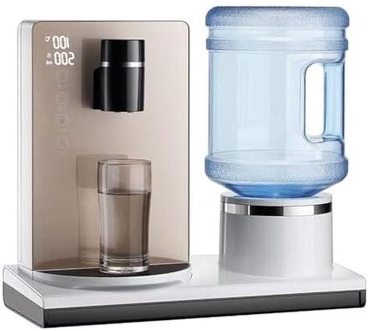 Warmwaterdispenser - Direct warm water apparaat - Dranken bereiden - Snelle verwarming - Desktop model - Goud
