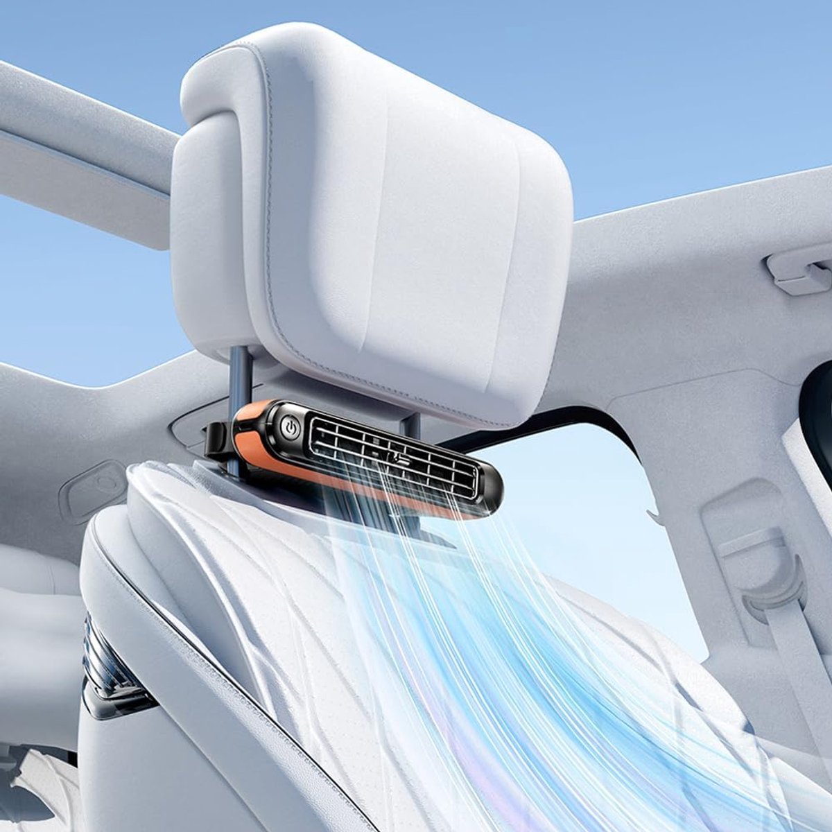 Autostoel koelventilator Stille USB, 4500RPM Krachtige Turbine