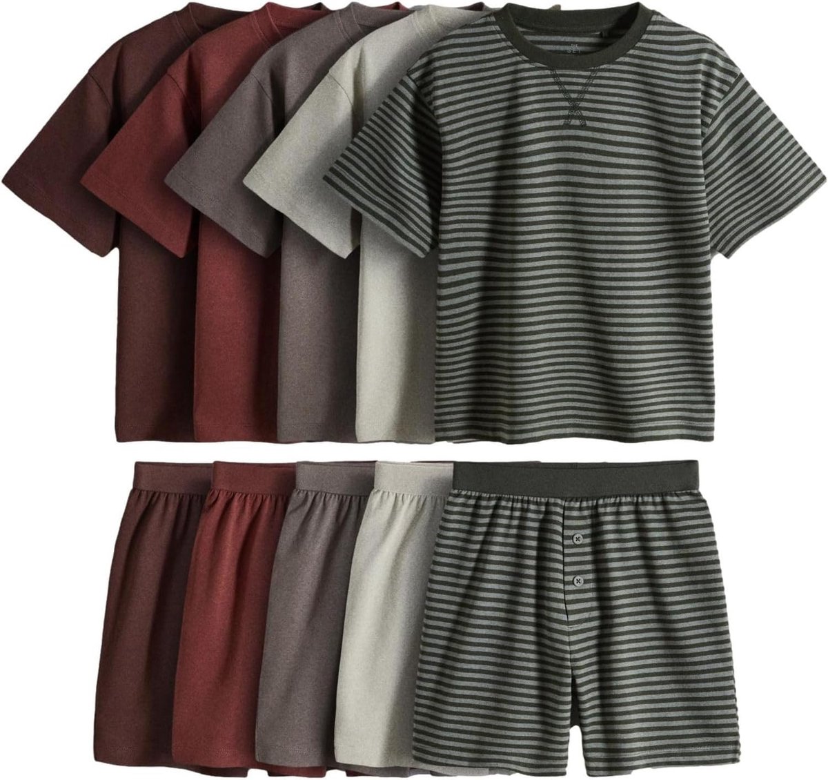 SET Jongen 5 pyjamasets