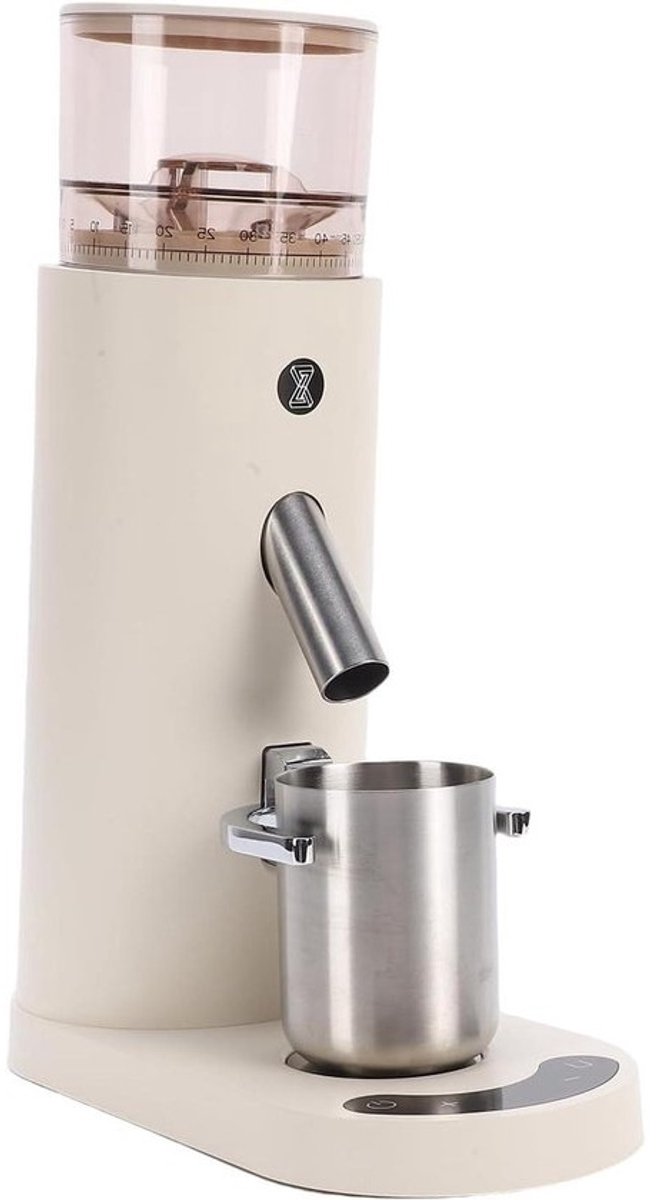 Elektrische Koffiemolen - Bonenmaler - Verse Koffie - 60 Maalinstellingen - 80g Capaciteit - Abrikoos