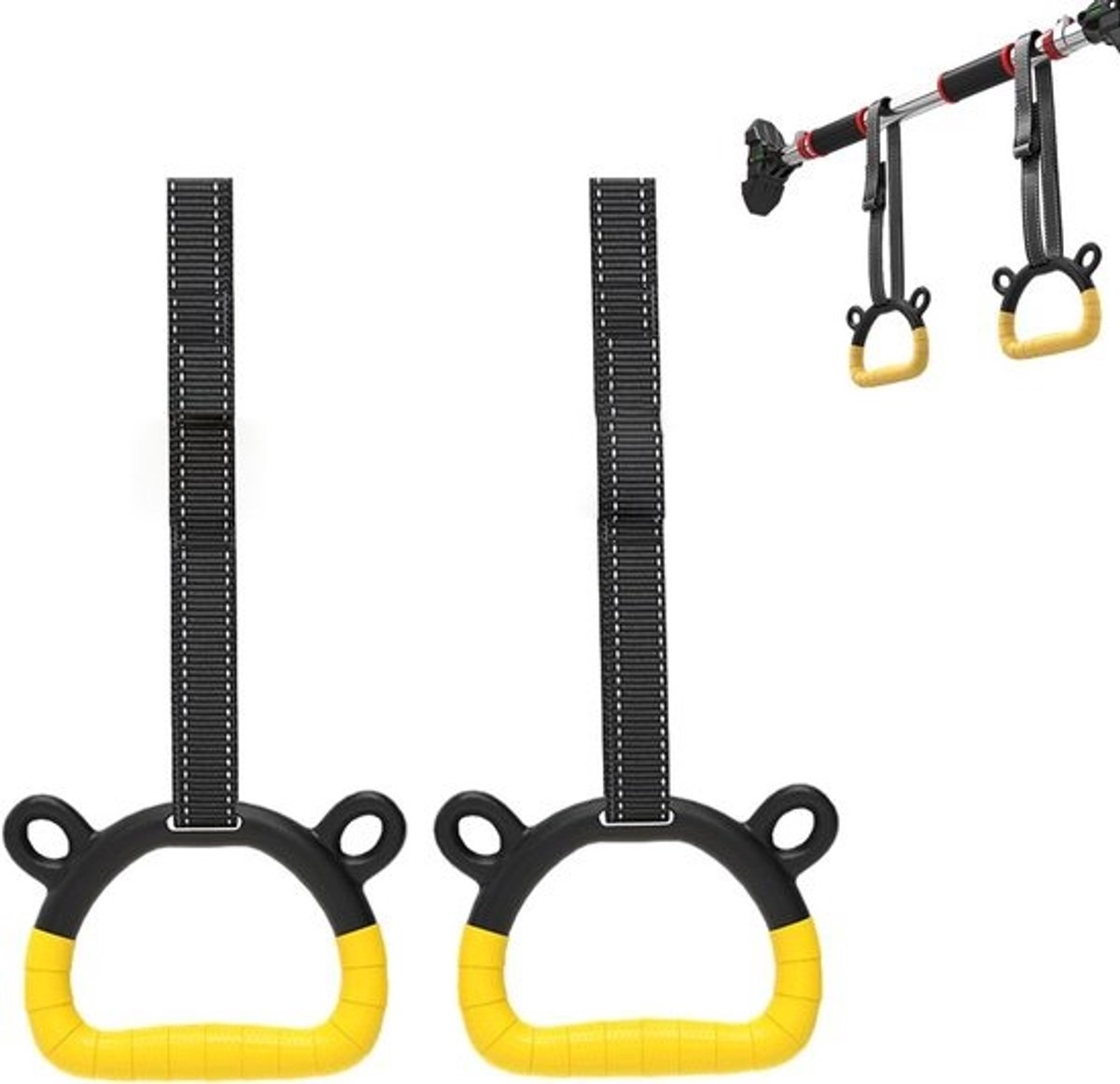 Trainingsringen Kinderen - Gymnastiekringen Pull-up - Kracht Opbouwen - Antislip Grip Comfort - 2 stuks - Niet gespecificeerd
