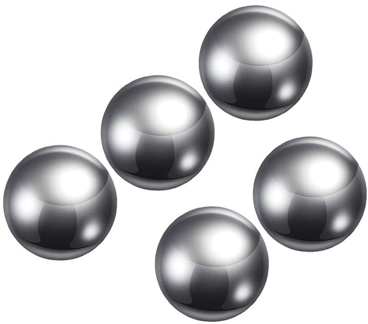 5 stuks precisieballen - [18mm] 304 roestvrij staal voor lager gebruik Solid