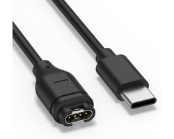 USB-C-oplader voor Garmin Fenix 8 E 7 7S 7X Forerunner 970 935 945 955 965 570 55 265 245 165 Approach S40 S44 S50 S60 S70 X10 Quatix 7 Vivoactive 6 Vivomove 3 3S InstInst3 inct 3 Lily 2 (50 cm)