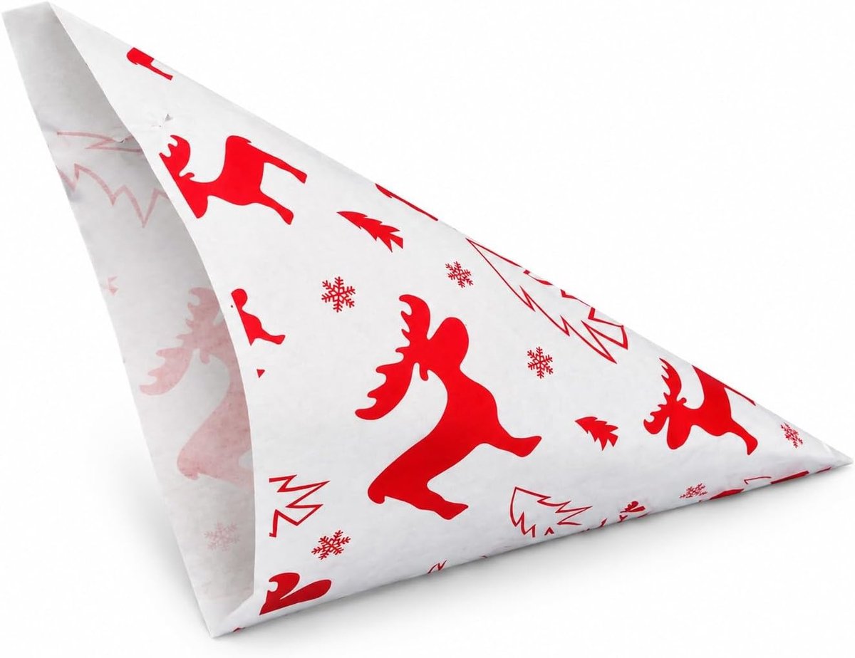 Zakken van papier motief: ELK lengte ca. 23 cm voor ca. 250 g inhoud (100)