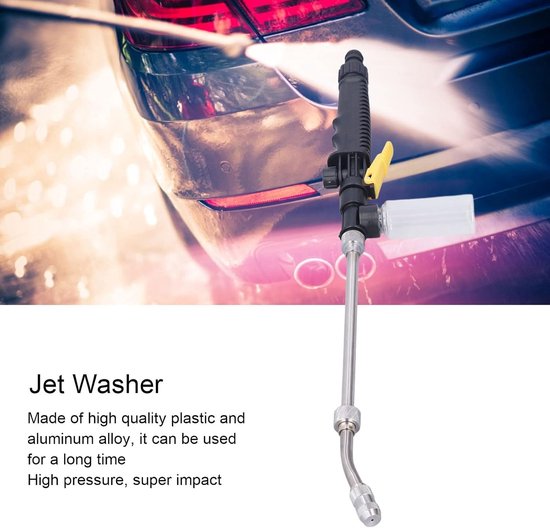 Hogedrukreiniger Wand, Jet Hogedrukreiniger Tuin Auto Water Wassen voor Tuinslang en Auto Wassen en Schoonmaken — afbeelding 4