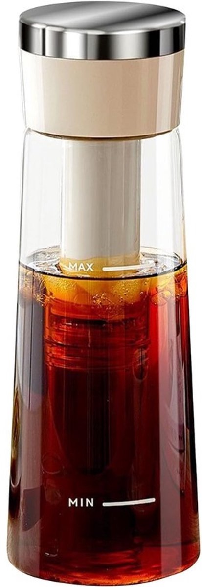 Koffiezetapparaat - IJskoffiekan - Koud Brouwen - Snelle Smaakextractie - 750ml - Wit