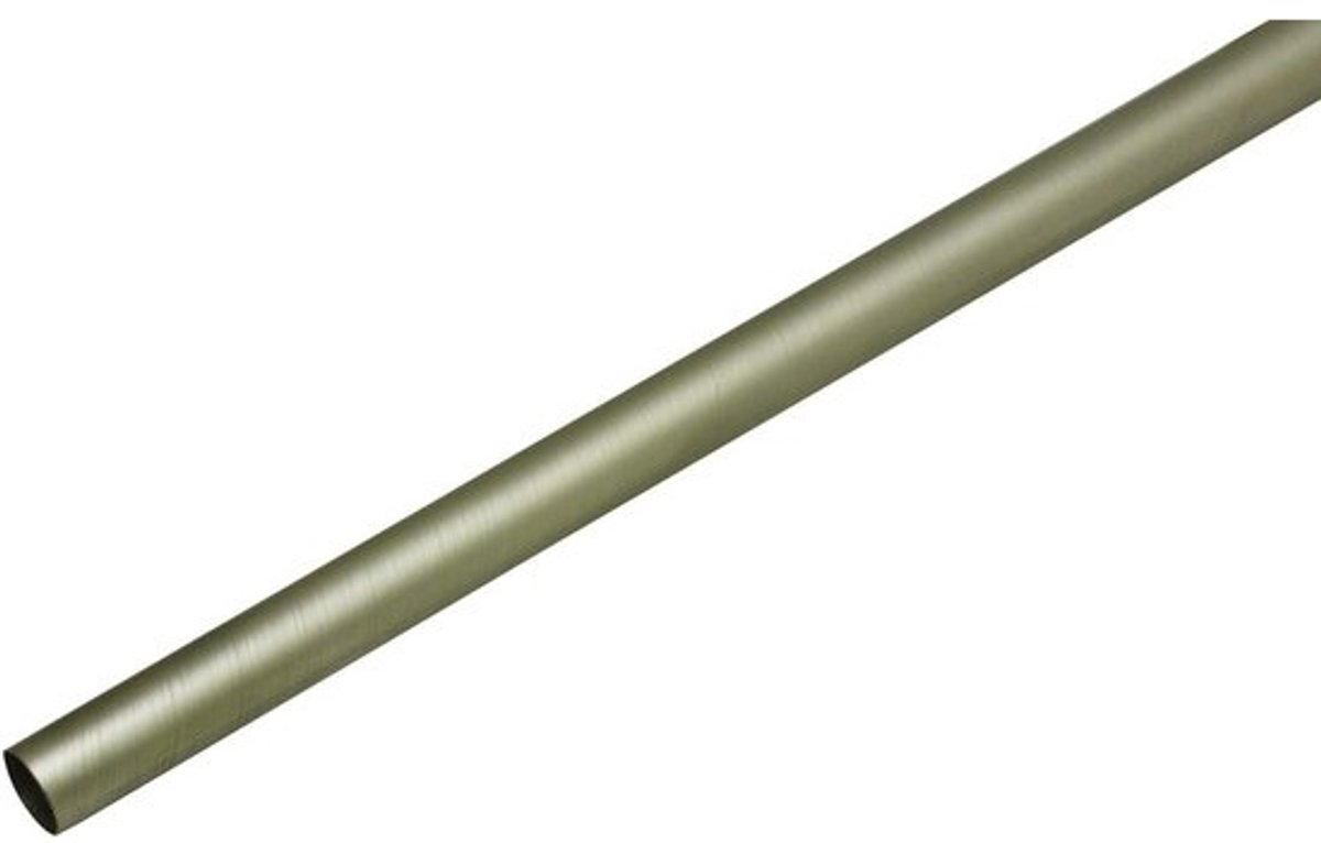 Gordijnroede Metaal - Gordijnstang Vitrage - Gordijnen Ophangen - Stevige Metalen Stang - 160 cm - Champagne