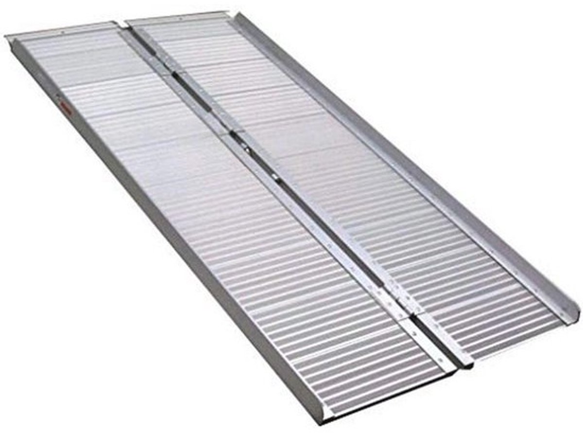 Inklapbare aluminium rolstoelhelling 150 cm - Lichtgewicht en veilig