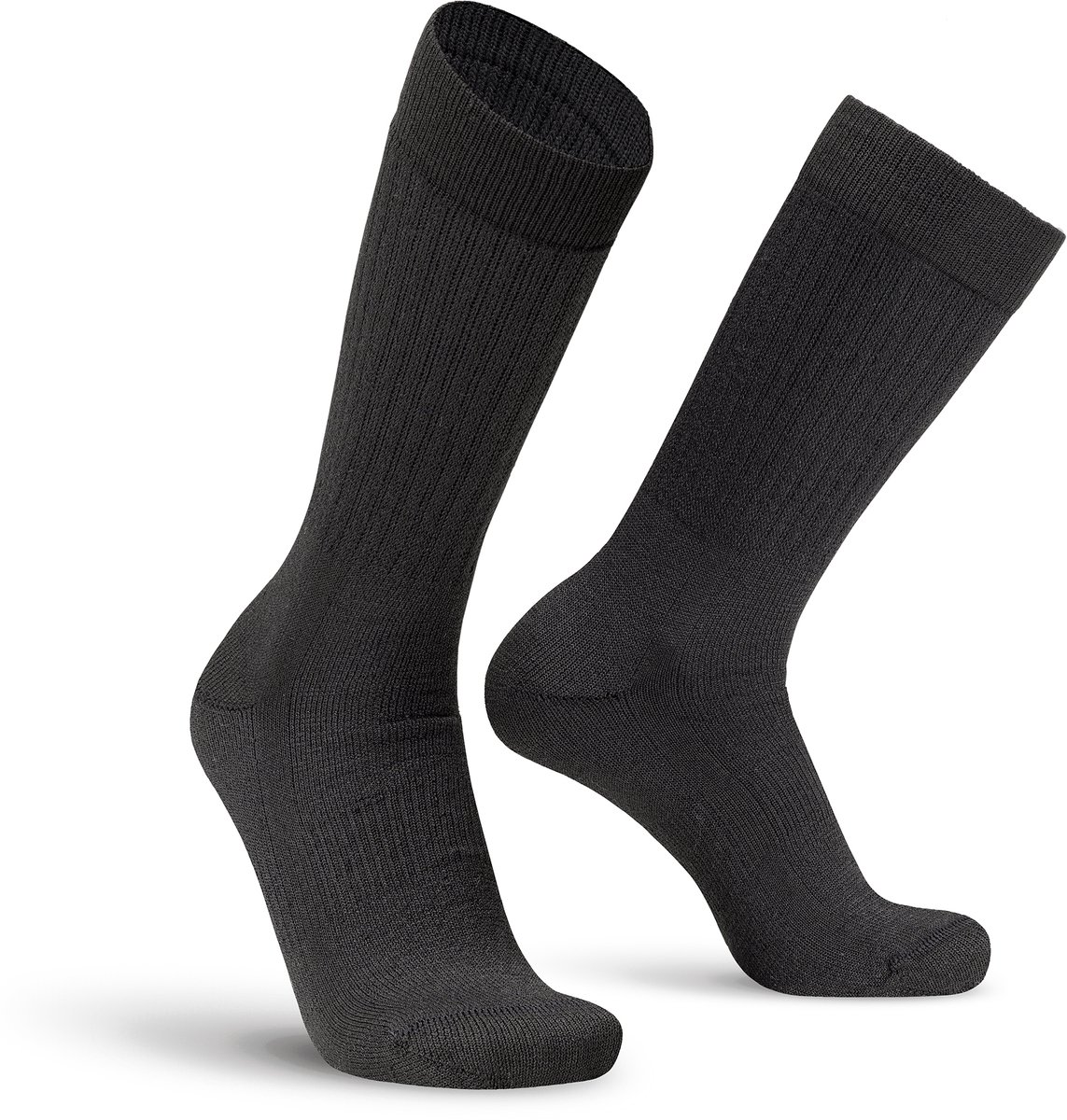 Worik - 2-Pack - Warme Halvehoge - Smart Flow - Heren / Dames - zwart - 47-49 - WALH