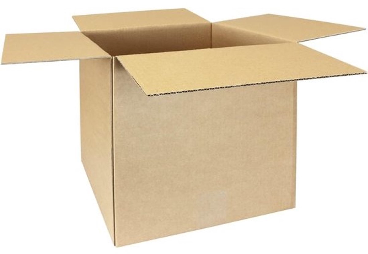 Vouwdozen Set - Verzenddozen Pakketten - Veilig Verzenden Opslag - Stabiel Golfkarton - 30x30x30 cm - Bruin