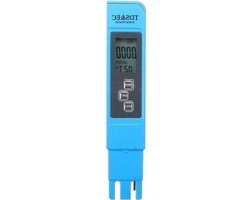 Waterkwaliteit Tester - TDS EC Meter - Water Zuiverheid - Automatische Compensatie - 4 Modi - Wit