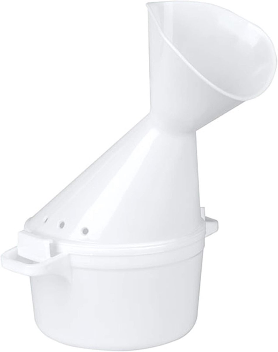 Privé-Inhalator uit Kunststof Wit 2-delig