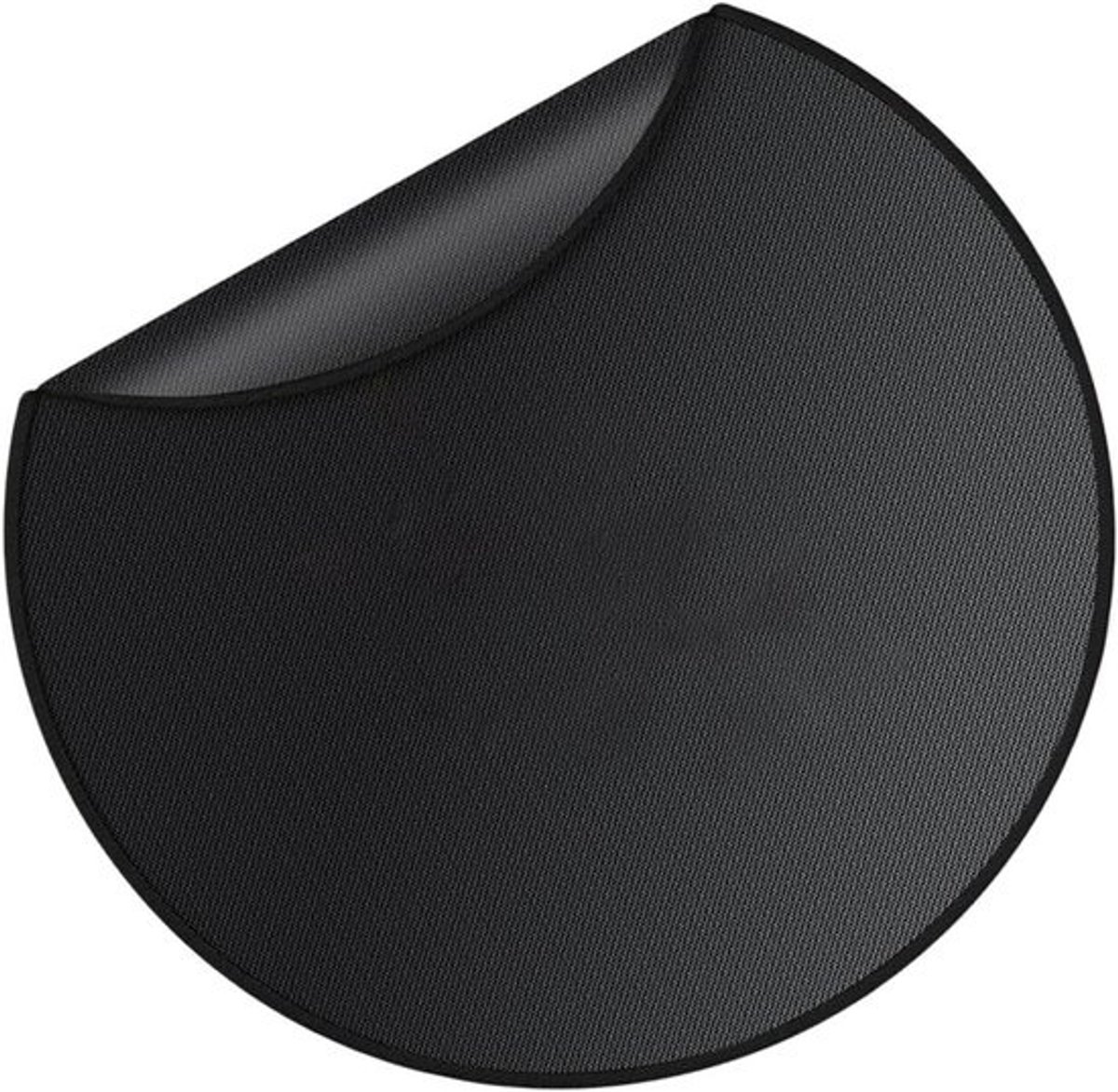 Vuurmat Terras - Beschermmat BBQ - Veilig Buiten Koken - Hittebestendig Siliconen - 91 cm - Zwart