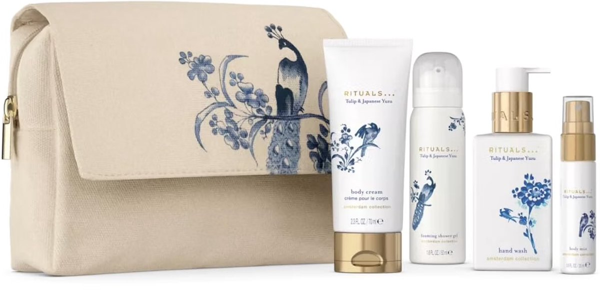 RITUALS Amsterdam Collection Gift Set – 4-Delig – Body Cream, Shower Gel, Hand Wash & Body Mist – Luxe Lichaamsverzorging Cadeauset
